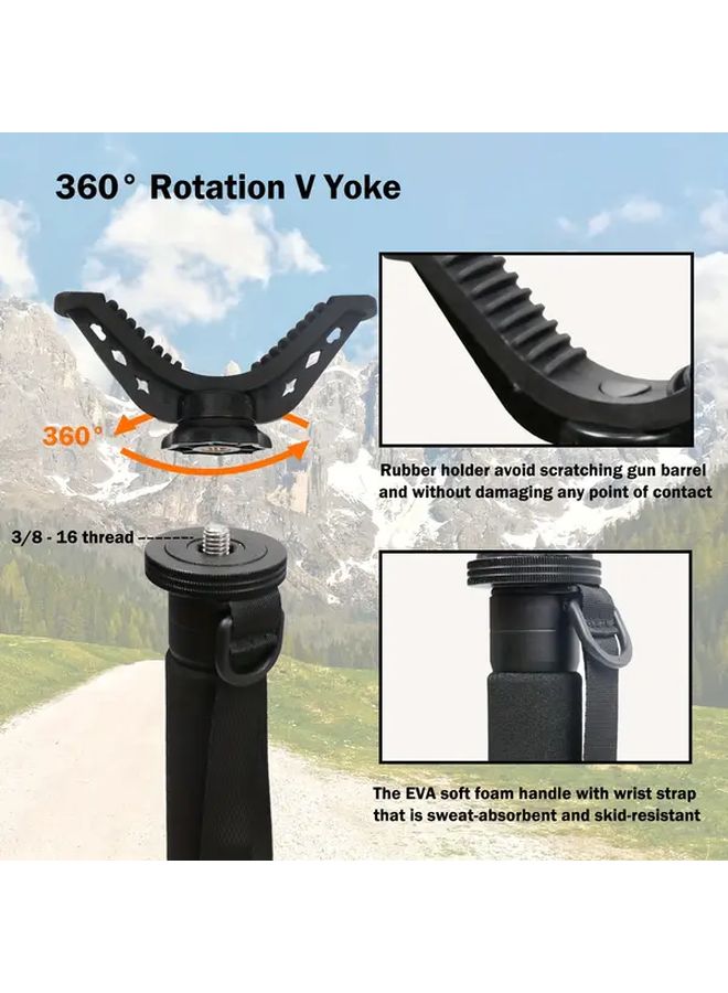 HTPM006 Adjustable Aluminum Tripod For Camera Hunting Outdoor Gear - Image 5